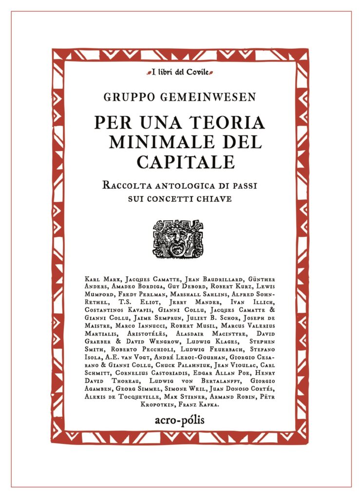 Per una teoria minimale del capitale