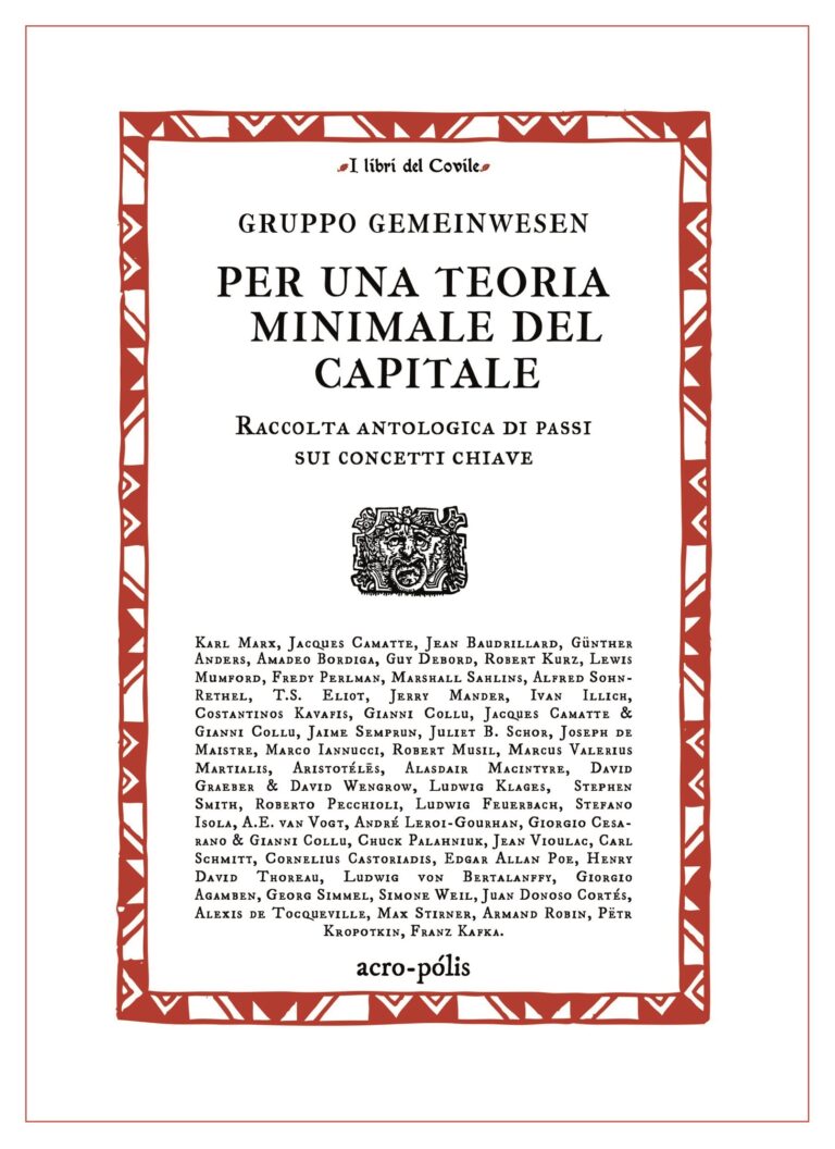 Per una teoria minimale del capitale